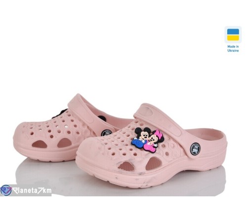 Кроки дитячі на літо (8 пар р.24-33) рожевий  "LEO"