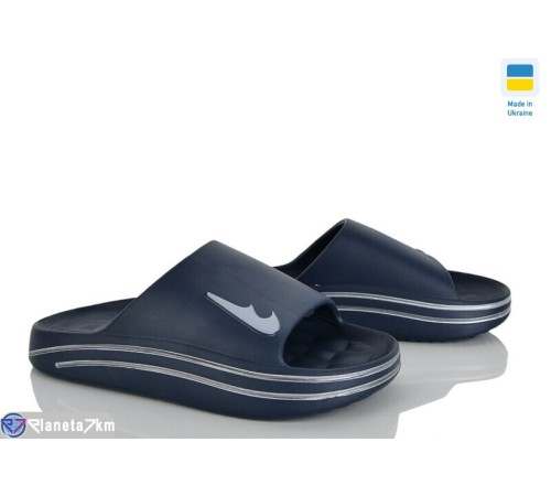 Шлепки жіночі на літо (8 пар р.37-40) синій  "LEO"