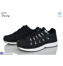 Кросівки жіночі на весну/осінь (8 пар р.36-41) чорний  "LOFA"