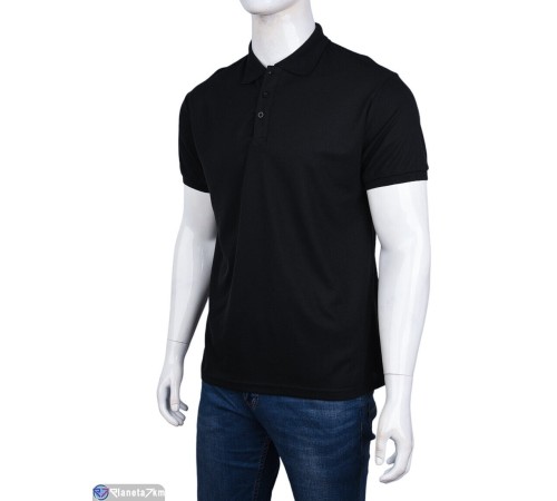 Футболка чоловіча на літо (10 шт. р.сетка S-2XL) чорний  "Kalabok"