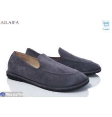 Мокасіни жіночі на весну/осінь (8 пар р.36-41) сірий  "Latifa"