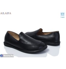 Мокасіни жіночі на весну/осінь (8 пар р.36-41) чорний  "Latifa"