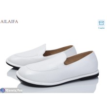 Мокасіни жіночі на весну/осінь (8 пар р.36-41) білий  "Latifa"