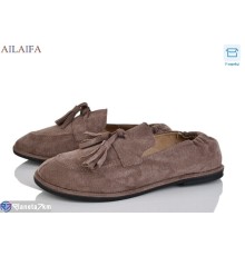 Туфлі жіночі на весну/осінь (8 пар р.36-41) коричневий  "Latifa"