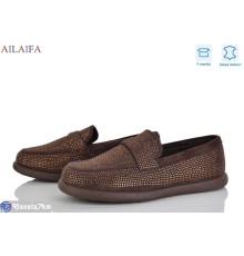 Туфлі жіночі на весну/осінь (8 пар р.36-41) коричневий  "Latifa"