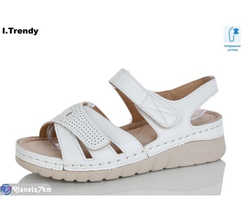 Босоніжки жіночі на літо (8 пар р.37-42) білий  "Trendy"