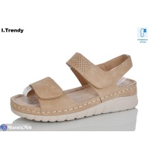 Босоніжки жіночі на літо (8 пар р.37-42) коричневий  "Trendy"