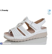 Босоніжки жіночі на літо (8 пар р.37-42) білий  "Trendy"