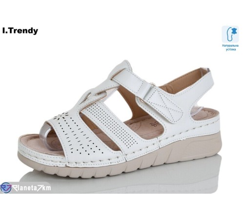 Босоніжки жіночі на літо (8 пар р.37-42) білий  "Trendy"