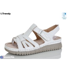 Босоніжки жіночі на літо (8 пар р.37-42) білий  "Trendy"