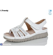 Босоніжки жіночі на літо (8 пар р.37-42) білий  "Trendy"