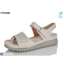 Босоніжки жіночі на літо (8 пар р.37-42) бежевий  "Trendy"