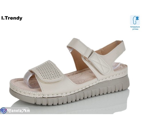 Босоніжки жіночі на літо (8 пар р.37-42) бежевий  "Trendy"