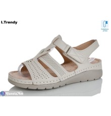 Босоніжки жіночі на літо (8 пар р.37-42) бежевий  "Trendy"