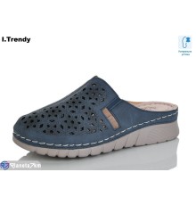 Жіночі сабо на літо (8 пар р.37-42) синій  "Trendy"