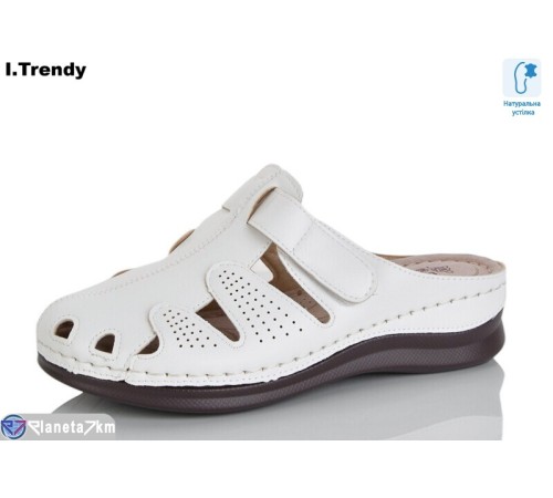 Жіночі сабо на літо (8 пар р.37-42) білий  "Trendy"