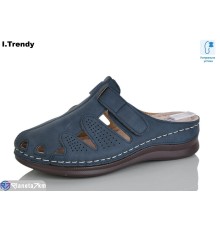 Жіночі сабо на літо (8 пар р.37-42) синій  "Trendy"