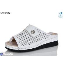 Шлепки жіночі на літо (8 пар р.37-42) білий  "Trendy"