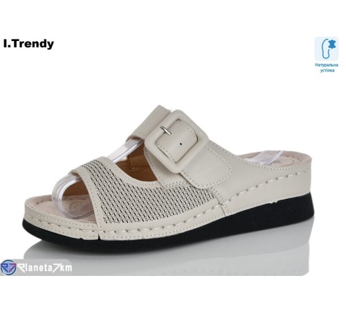 Шлепки жіночі на літо (8 пар р.37-42) бежевий  "Trendy"