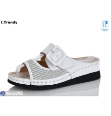 Шлепки жіночі на літо (8 пар р.37-42) білий  "Trendy"