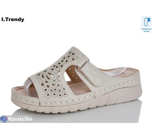 Шлепки жіночі на літо (8 пар р.37-42) бежевий  "Trendy"