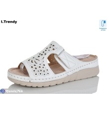 Шлепки жіночі на літо (8 пар р.37-42) білий  "Trendy"