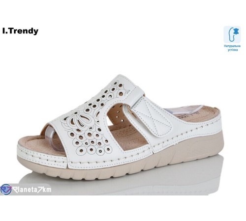 Шлепки жіночі на літо (8 пар р.37-42) білий  "Trendy"