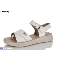 Босоніжки жіночі на літо (8 пар р.36-41) бежевий  "Trendy"