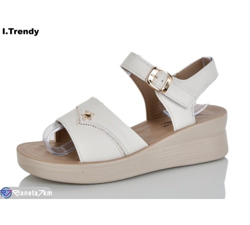 Босоніжки жіночі на літо (8 пар р.36-41) бежевий  "Trendy"