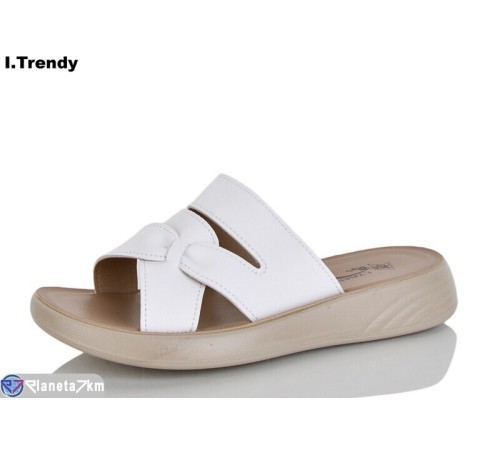 Шлепки жіночі на літо (8 пар р.36-41) білий  "Trendy"