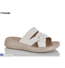 Шлепки жіночі на літо (8 пар р.36-41) бежевий  "Trendy"