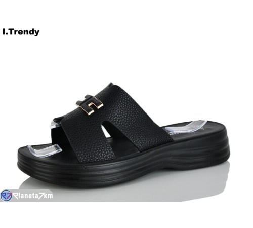 Шлепки жіночі на літо (8 пар р.36-41) чорний  "Trendy"