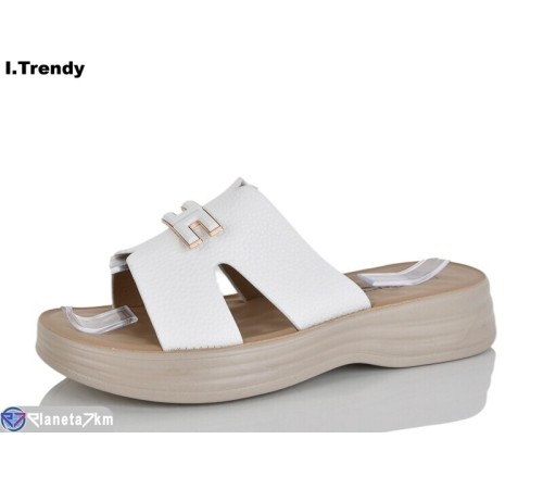 Шлепки жіночі на літо (8 пар р.36-41) білий  "Trendy"