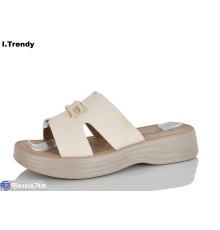Шлепки жіночі на літо (8 пар р.36-41) бежевий  "Trendy"
