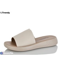 Шлепки жіночі на літо (8 пар р.36-41) бежевий  "Trendy"