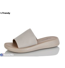 Шлепки жіночі на літо (8 пар р.36-41) бежевий  "Trendy"