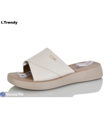 Шлепки жіночі на літо (8 пар р.36-41) бежевий  "Trendy"