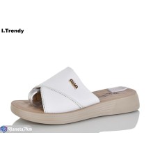 Шлепки жіночі на літо (8 пар р.36-41) білий  "Trendy"