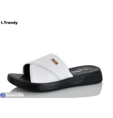 Шлепки жіночі на літо (8 пар р.36-41) білий  "Trendy"