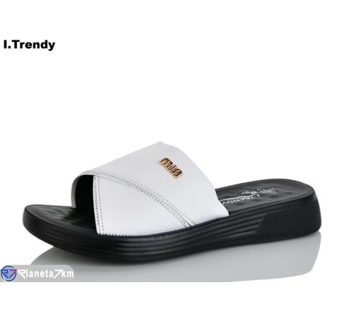 Шлепки жіночі на літо (8 пар р.36-41) білий  "Trendy"