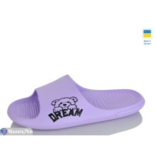 Шлепки жіночі на літо (8 пар р.36-41) фіолетовий  "INPIRE"