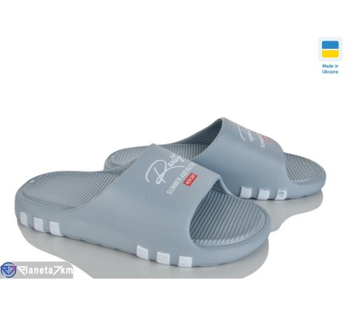 Шлепки жіночі на літо (8 пар р.36-41) сірий  "INPIRE"