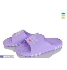 Шлепки жіночі на літо (8 пар р.36-41) фіолетовий  "INPIRE"
