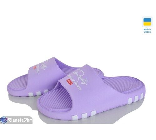 Шлепки жіночі на літо (8 пар р.36-41) фіолетовий  "INPIRE"