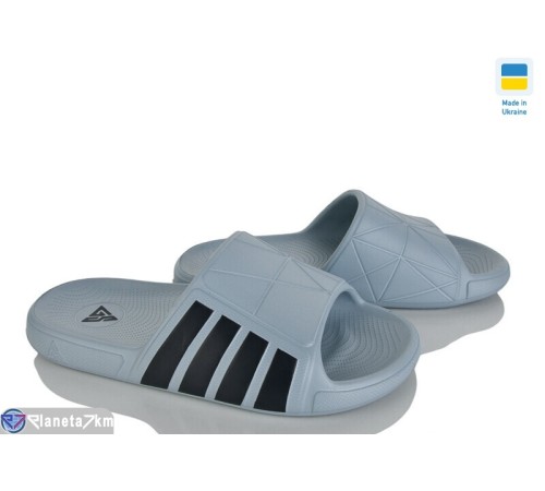 Шлепки дитячі на літо (8 пар р.36-41) сірий  "INPIRE"