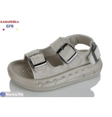 Сандалі дитячі на літо (10 пар р.21-25) сірий  "GFB-Канарейка"