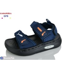 Сандалі дитячі на літо (10 пар р.21-25) синій  "GFB-Канарейка"