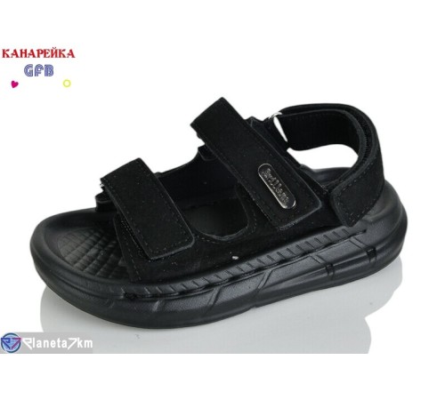 Сандалі дитячі на літо (10 пар р.21-25) чорний  "GFB-Канарейка"