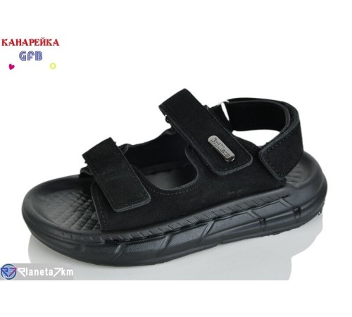 Сандалі дитячі на літо (10 пар р.26-30) чорний  "GFB-Канарейка"
