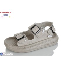 Сандалі дитячі на літо (10 пар р.26-30) сірий  "GFB-Канарейка"